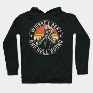 Outlaw Whiskey Hank Jr Vintage Fans Gifts Hoodie